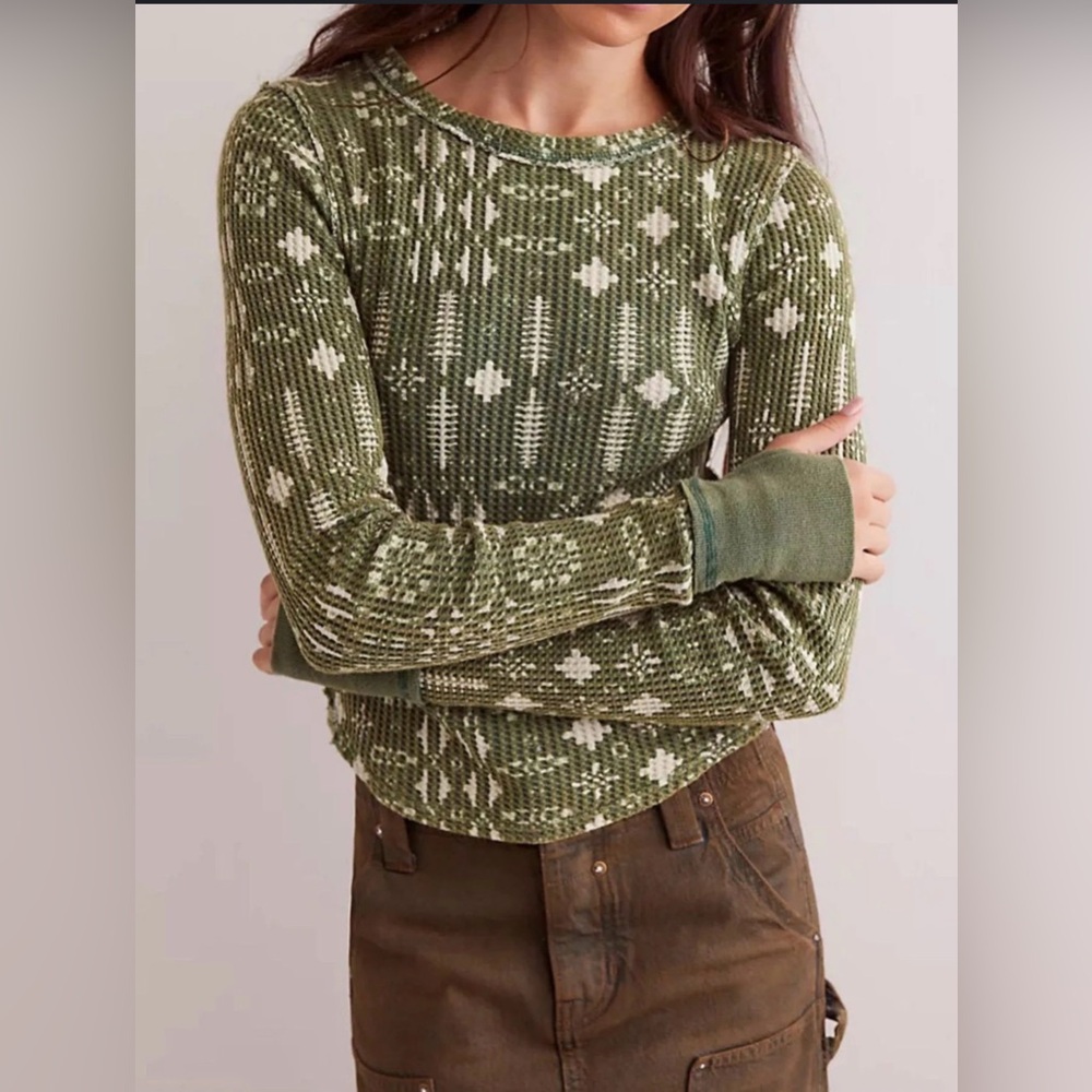 Free People We The Free Pretty Little Thermal top